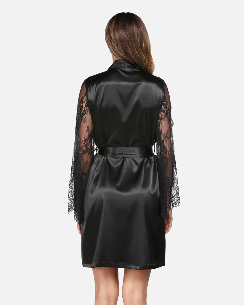Satin Kimono Robe sold by Avid Love product image thumbnail 4