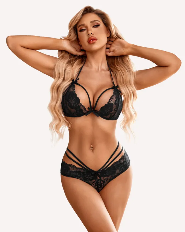 Lace 2 Piece Bra and Panty Sets sold by Avid Love