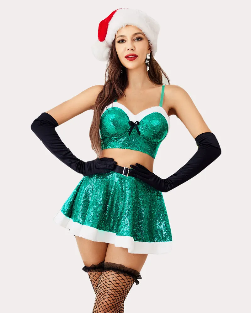 Christmas Santa Lingerie Set sold by Avid Love product image thumbnail 5