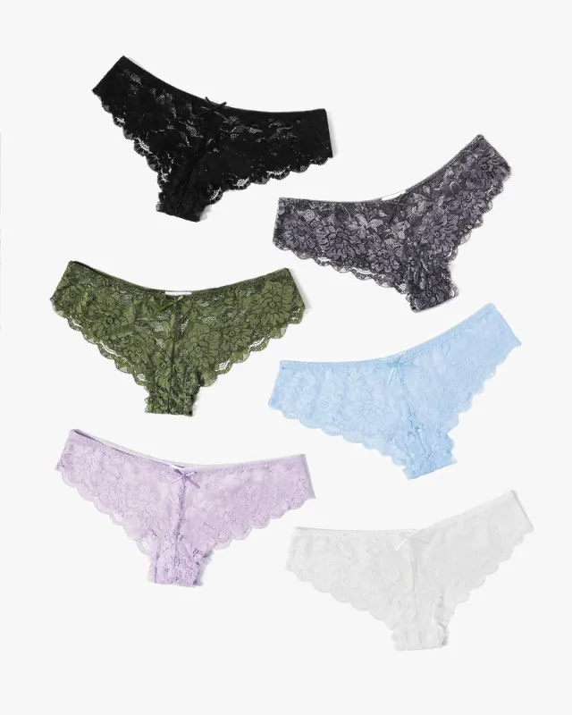 Floral Lace Panties Hipster made by Avid Love