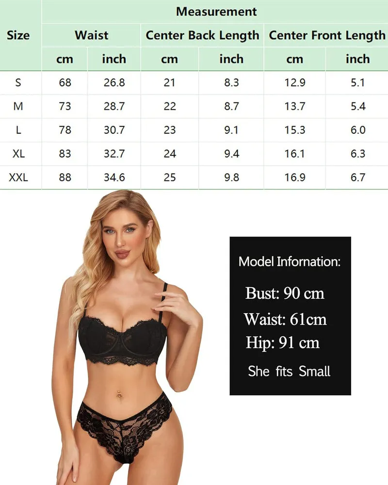 Floral Lace Panties Hipster sold by Avid Love product image thumbnail 5