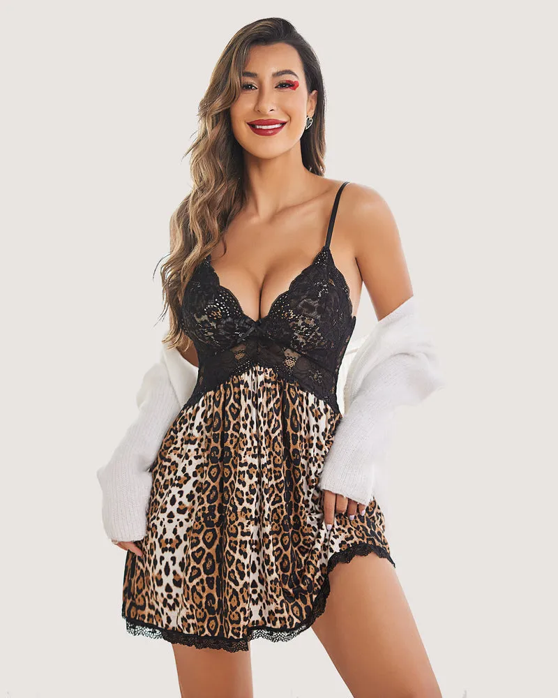 Lips Lace Full Slip Sleep Dress sold by Avid Love product image thumbnail 5