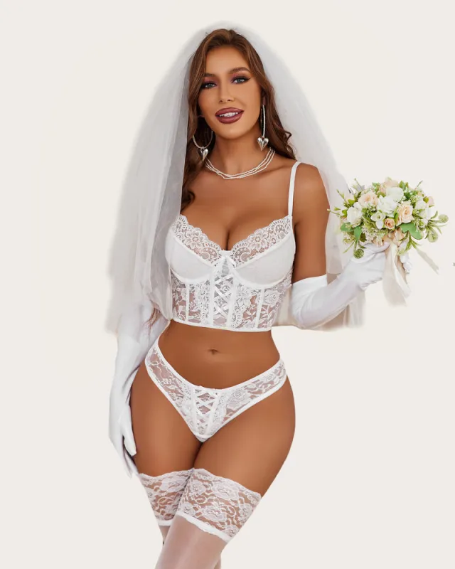 2 Piece Lace Push Up Bra and Panty Sets sold by Avid Love