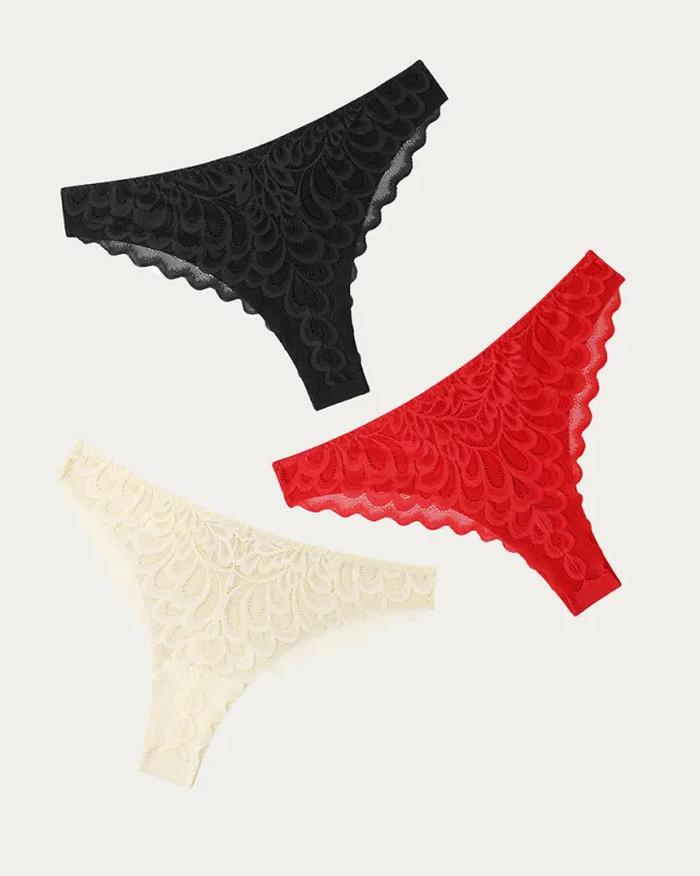 Lace No Show Soft Breathe Hipster Panties made by Avid Love
