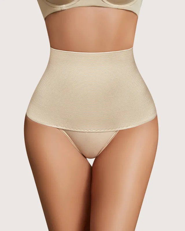 Tummy Control Thong High Waist Panty Shapewear made by Avid Love