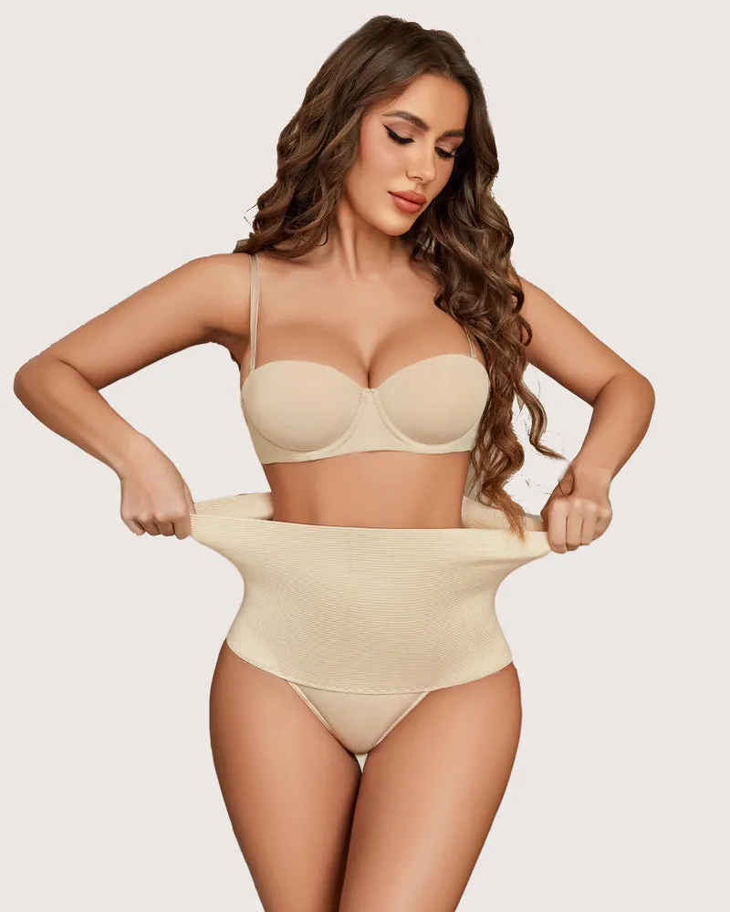Tummy Control Thong High Waist Panty Shapewear sold by Avid Love product image thumbnail 2