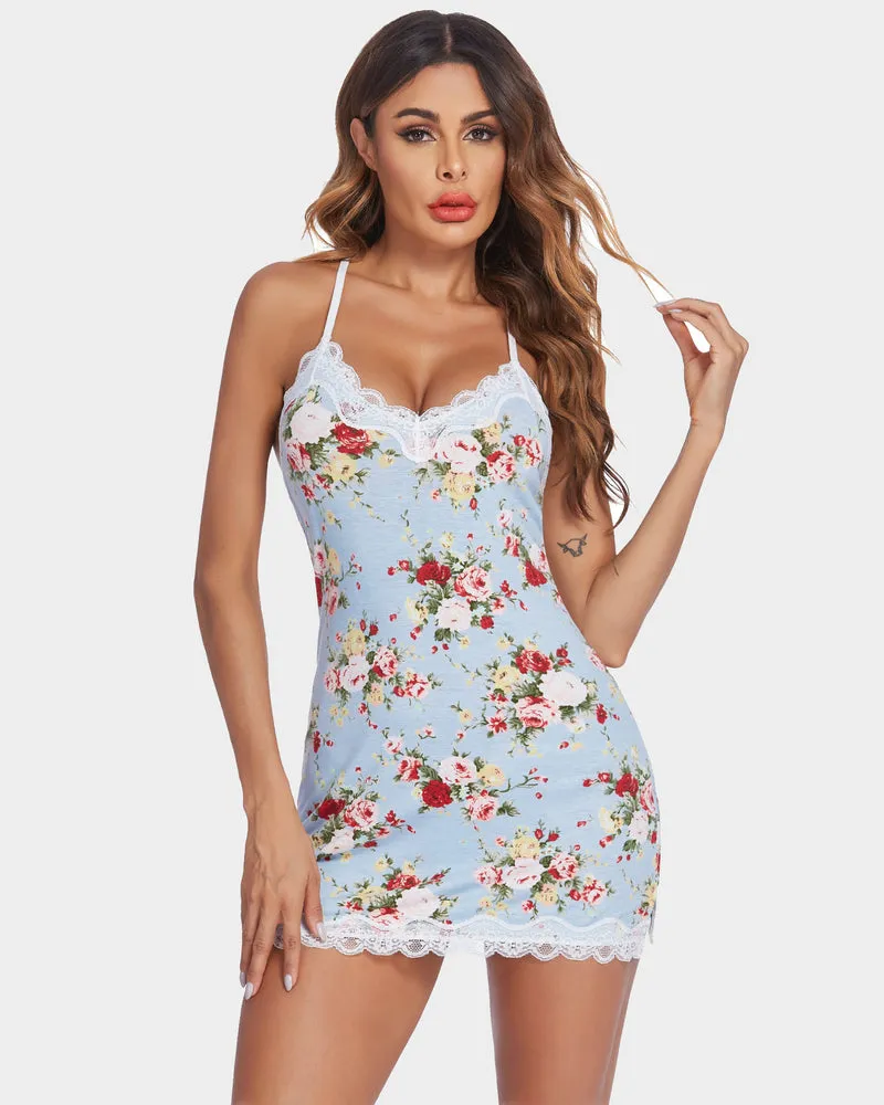 Heart Print Cotton Nightgown sold by Avid Love product image thumbnail 4