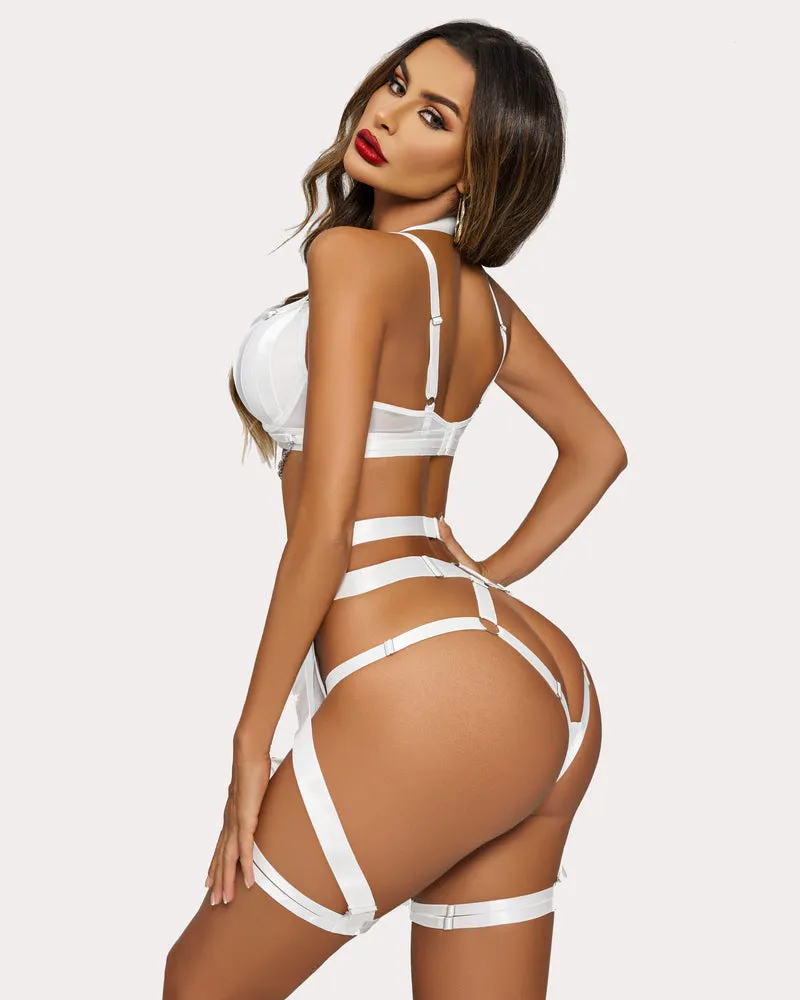 Lingerie Garter Set with Chain sold by Avid Love product image thumbnail 4