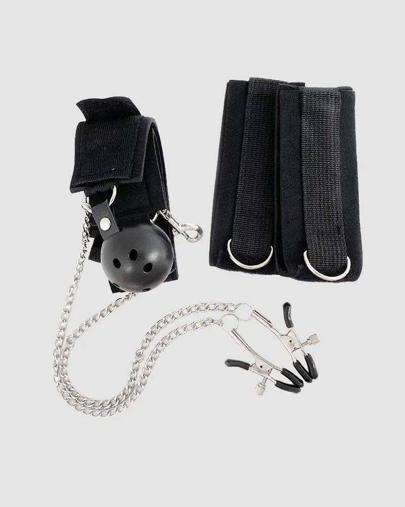 SM Supplies Back Handcuffs Gag Clip Chain sold by Avid Love product image thumbnail 3
