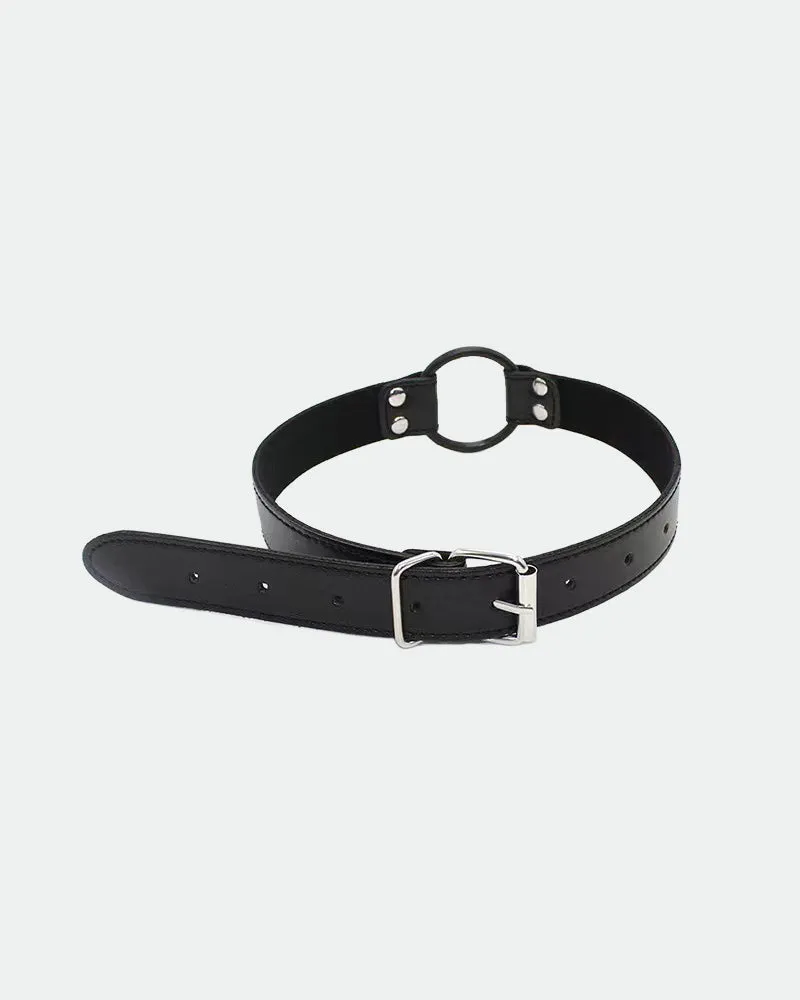 SM Supplies Leather Handcuffs Neck Collar With Chain sold by Avid Love product image thumbnail 2