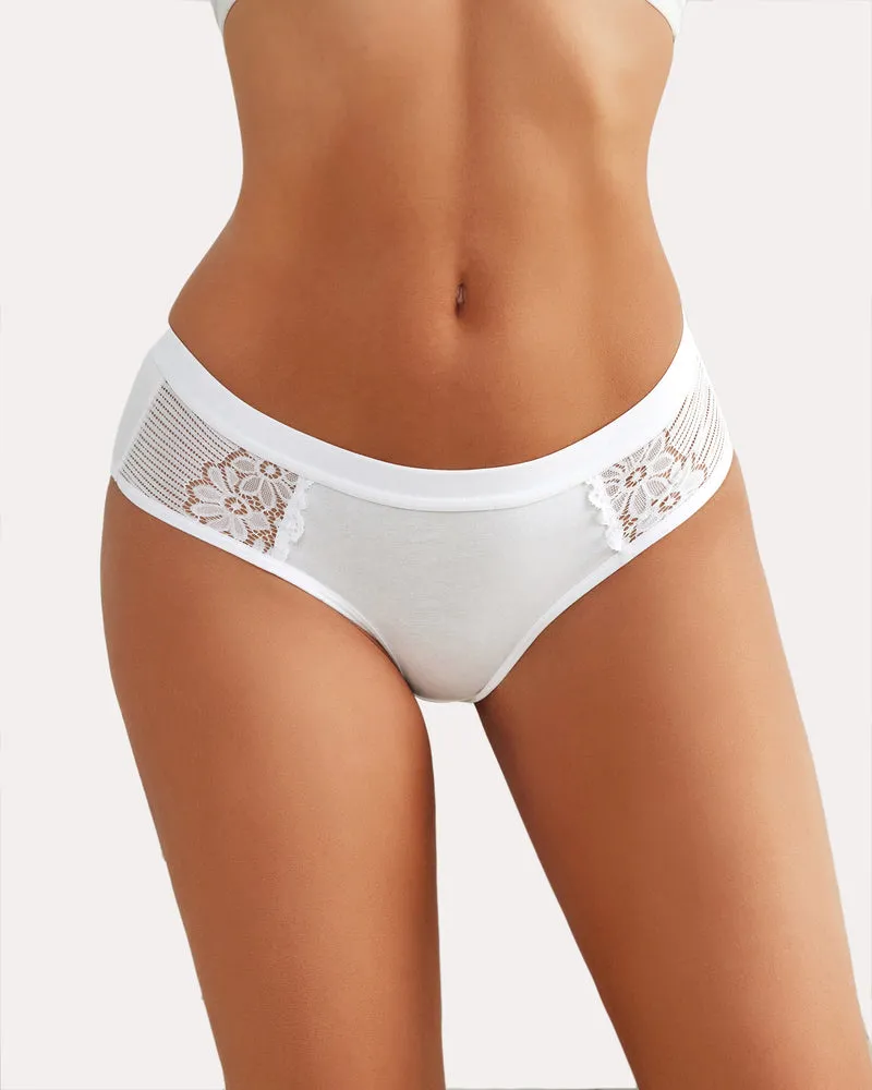 4 Pcs-Cotton Hipster Tanga Brief Bikini Panties sold by Avid Love product image thumbnail 4