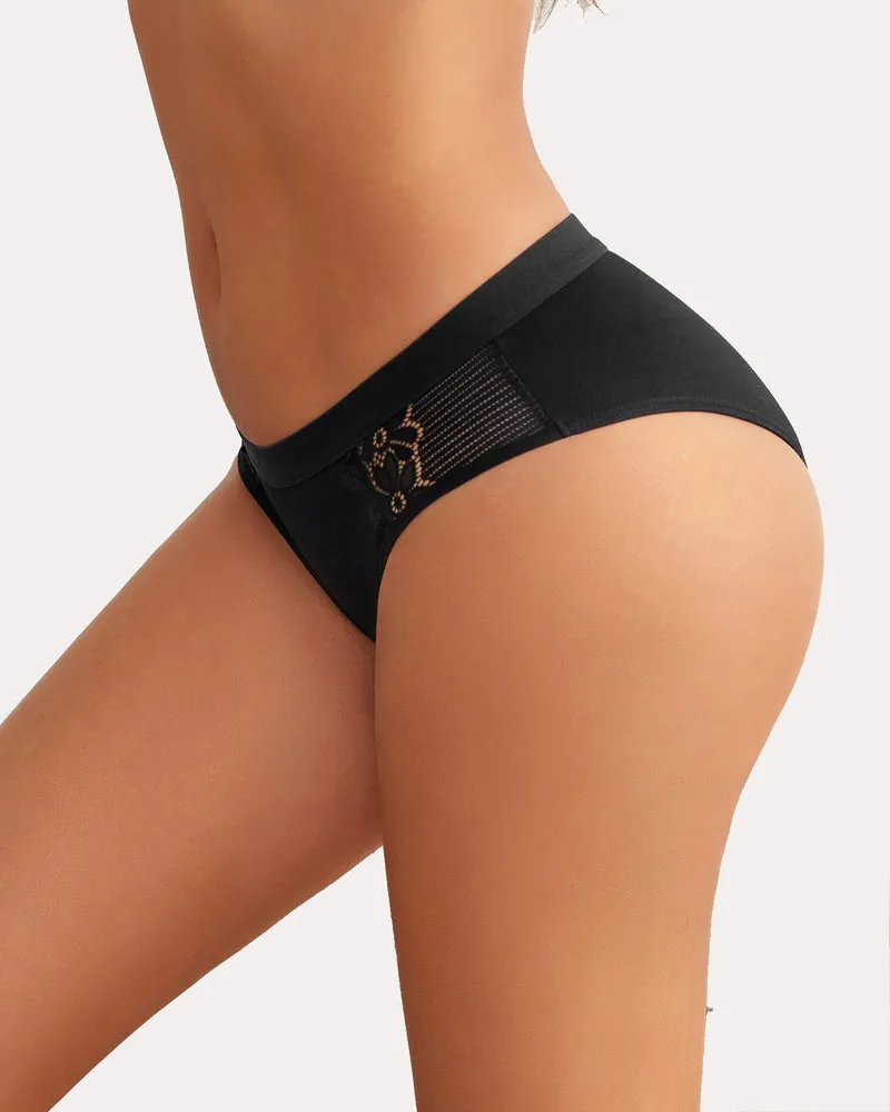 4 Pcs-Cotton Hipster Tanga Brief Bikini Panties sold by Avid Love product image thumbnail 3