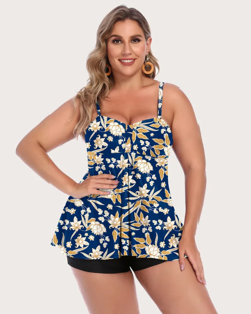 Leopard Tankini Set Swimsuits with Shorts sold by Avid Love product image thumbnail 3