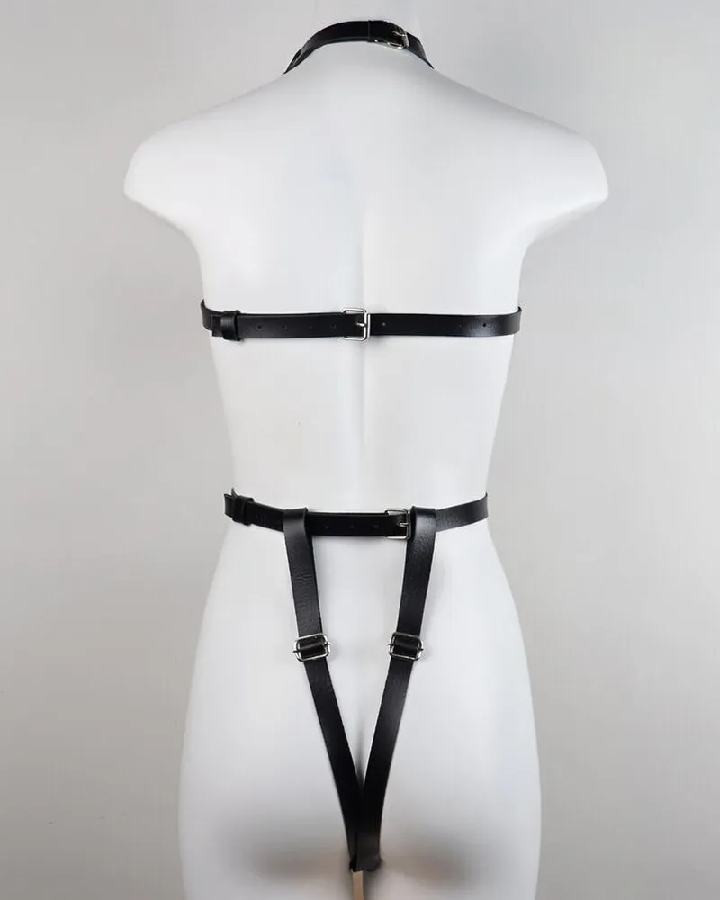 PU Leather Harness Belts Full Body Bondage sold by Avid Love product image thumbnail 5