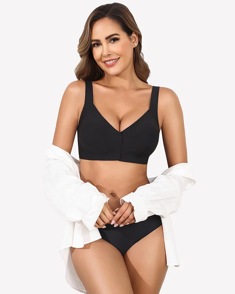 No Underwire Front Closure Bra Seamless Bralette sold by Avid Love product image thumbnail 3