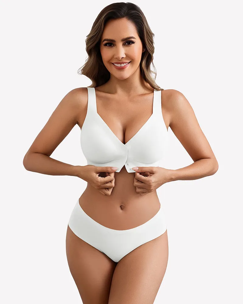 No Underwire Front Closure Bra Seamless Bralette sold by Avid Love product image thumbnail 2