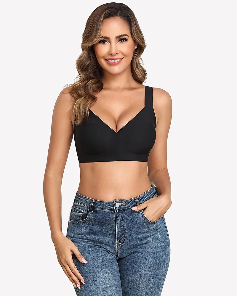 No Underwire Front Closure Bra Seamless Bralette sold by Avid Love product image thumbnail 4