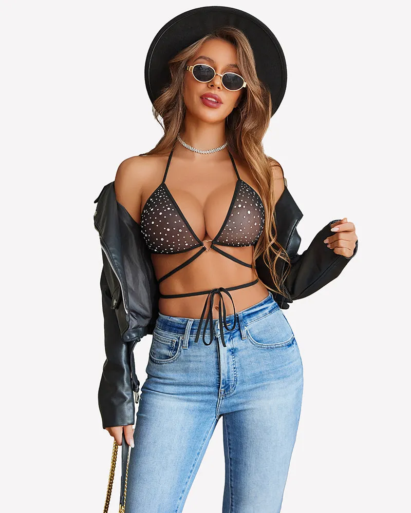 Bra And Panty Sets Strappy 2 Pcs Underwear Outfits sold by Avid Love product image thumbnail 3