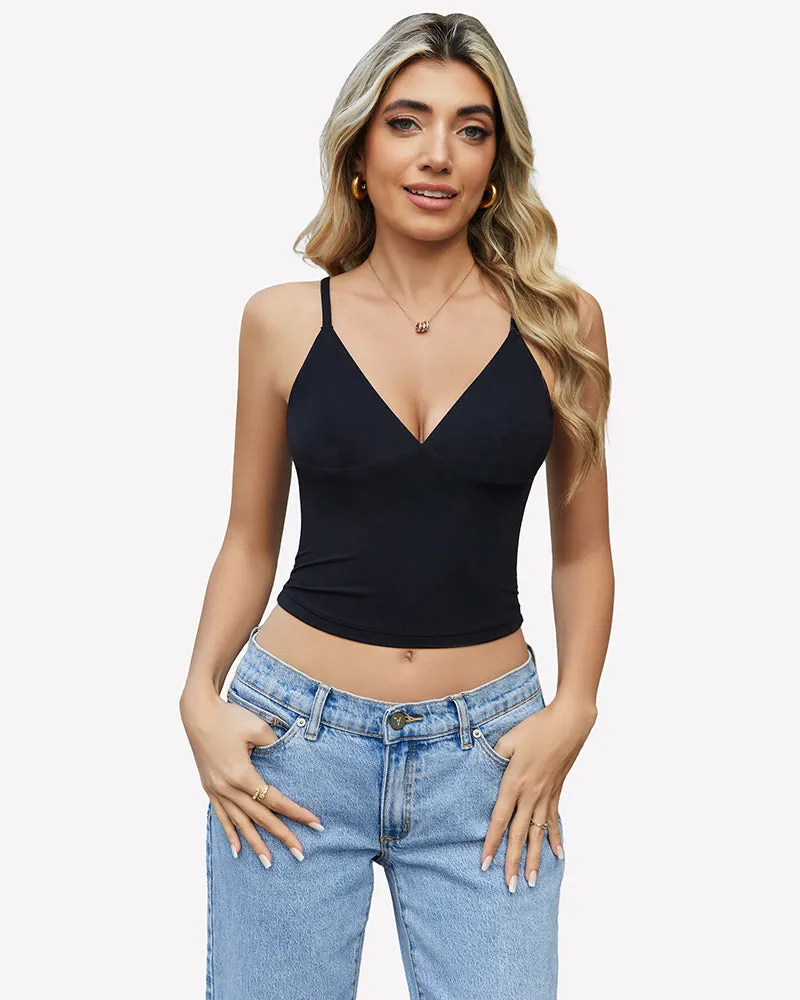 V Neck Spaghetti Strap Y2K Cami Tops sold by Avid Love product image thumbnail 3