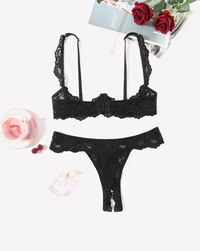 Push Up Lace Bra and Panty Sets made by Avid Love