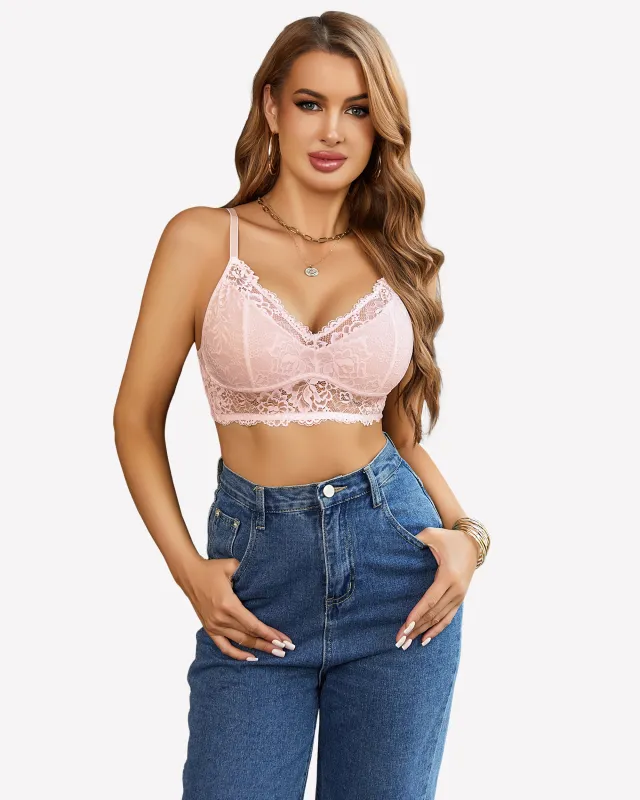 Lace Camisole Y2K Tank Top Wireless Bra made by Avid Love