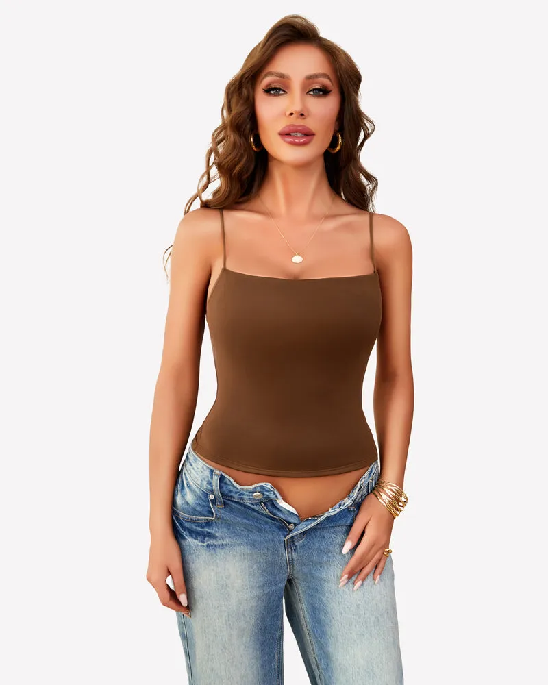 Double Lined Casual Basic Vest Cropped Top sold by Avid Love product image thumbnail 5