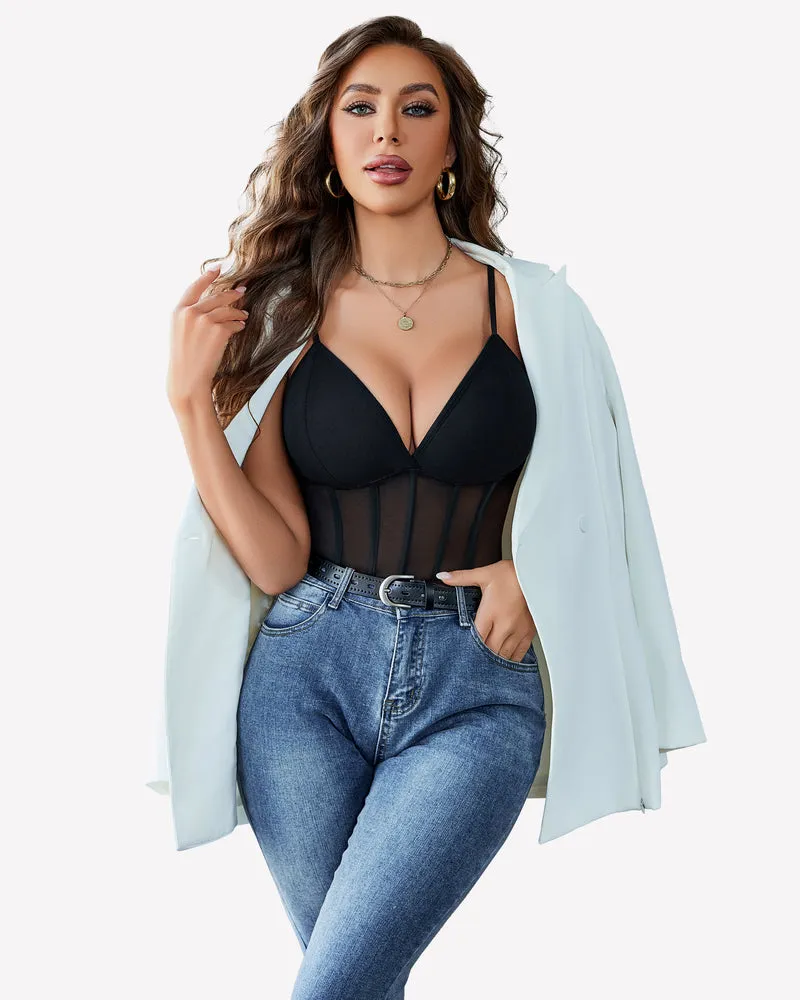 Cami Mesh Bustier Bodysuits sold by Avid Love product image thumbnail 2