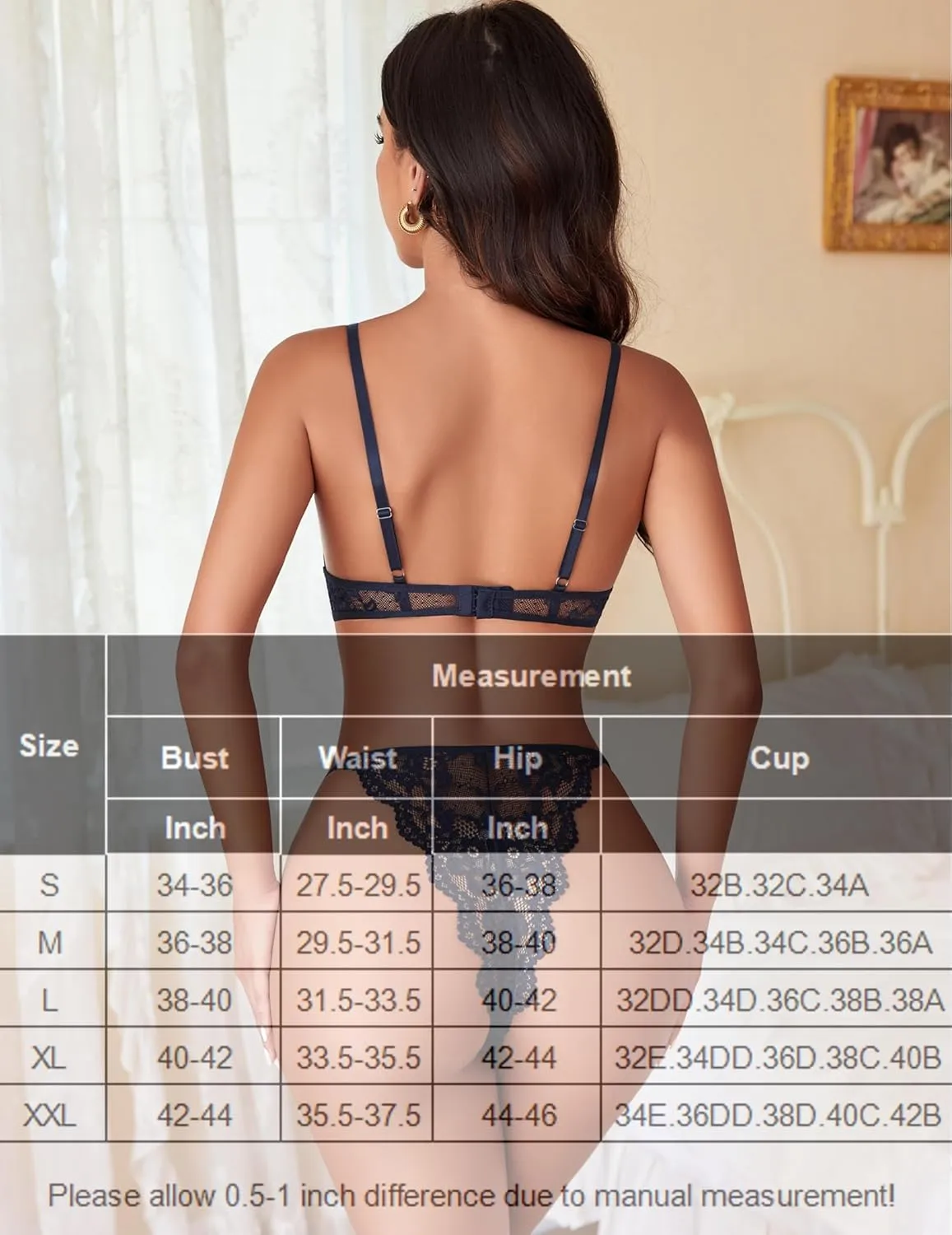 Lace Teddy One Piece Lingerie sold by Avid Love product image thumbnail 4