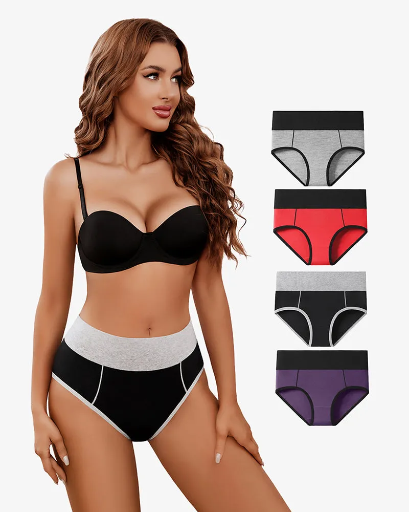 Cotton Hipster Panties High Waist Briefs sold by Avid Love