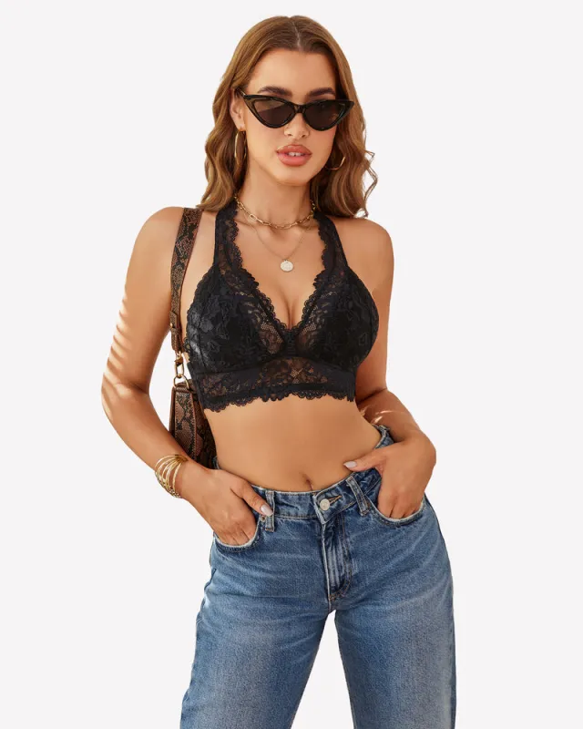 Lace Bralettes Wireless Bras made by Avid Love