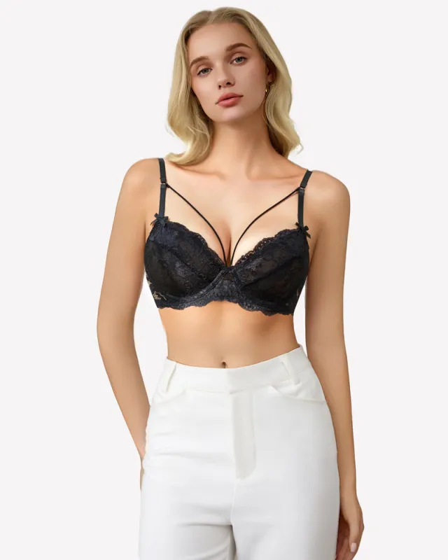 Lace Unlined Strappy Bras made by Avid Love