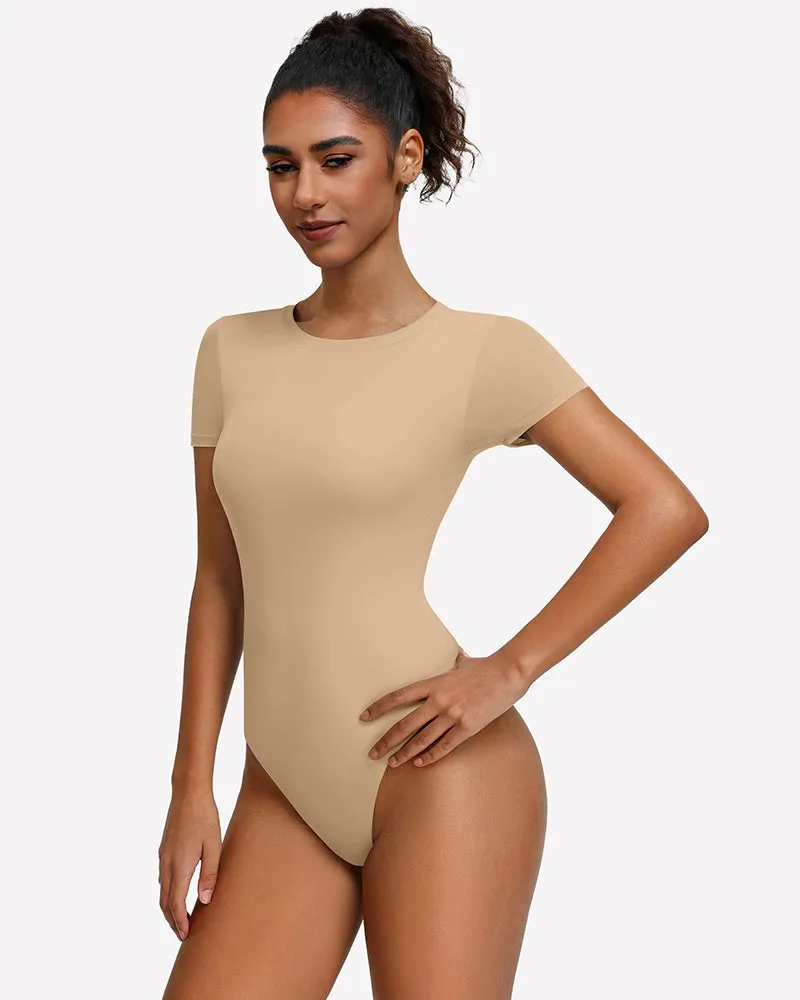 Short Sleeve Snap Bodysuit ¡§C One Piece Leotard Top sold by Avid Love product image thumbnail 4