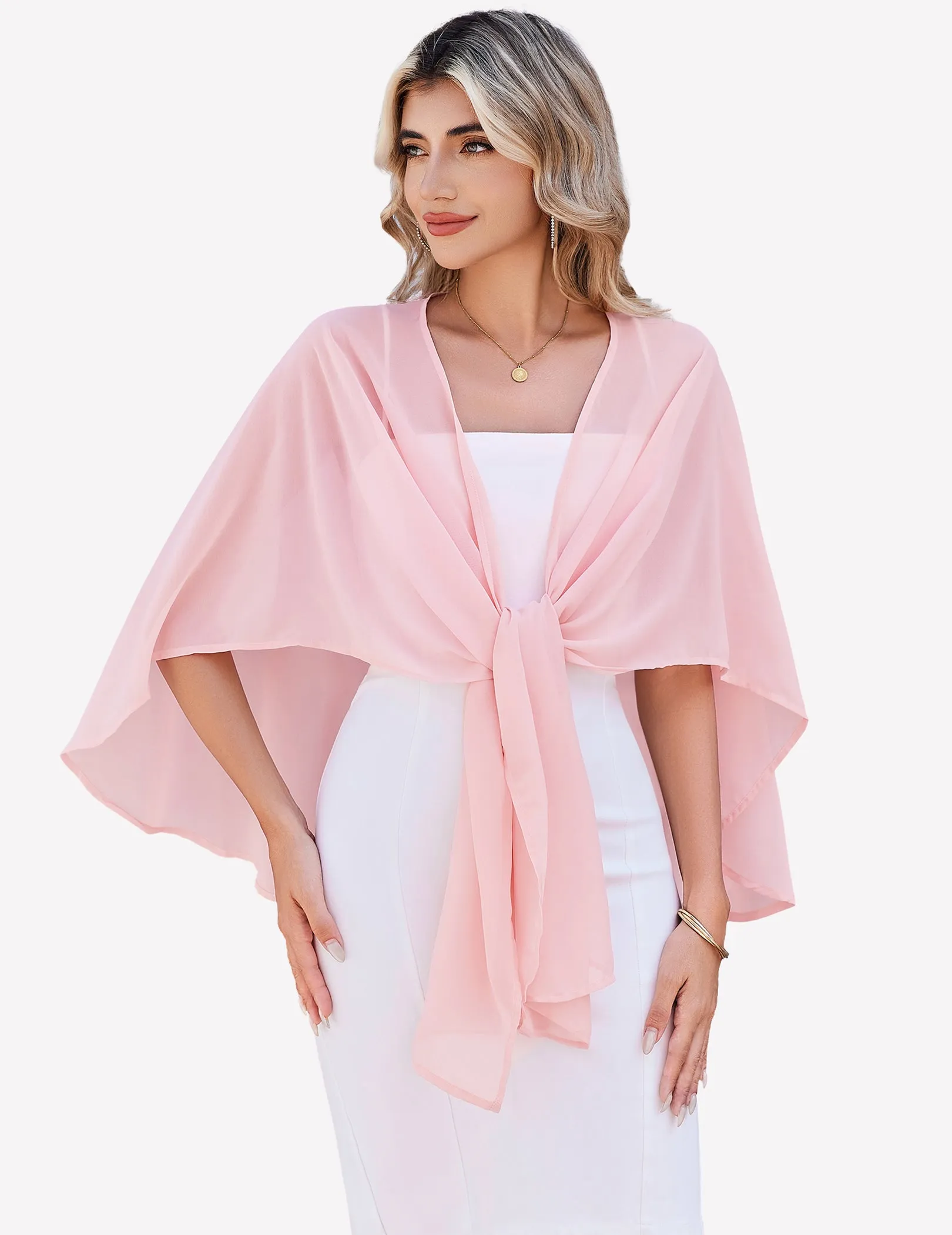 Sheer Chiffon Shawl Wrap ¨C Elegant Scarf Cover Up sold by Avid Love product image thumbnail 3