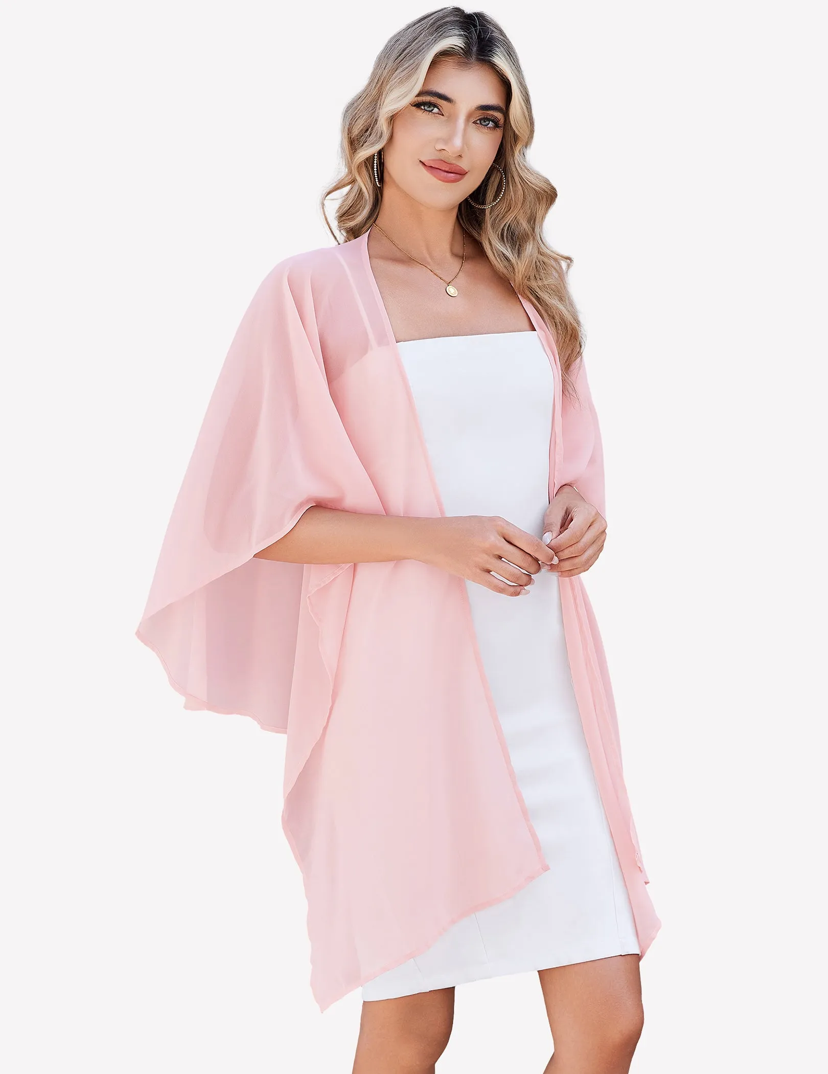 Sheer Chiffon Shawl Wrap ¨C Elegant Scarf Cover Up sold by Avid Love product image thumbnail 2