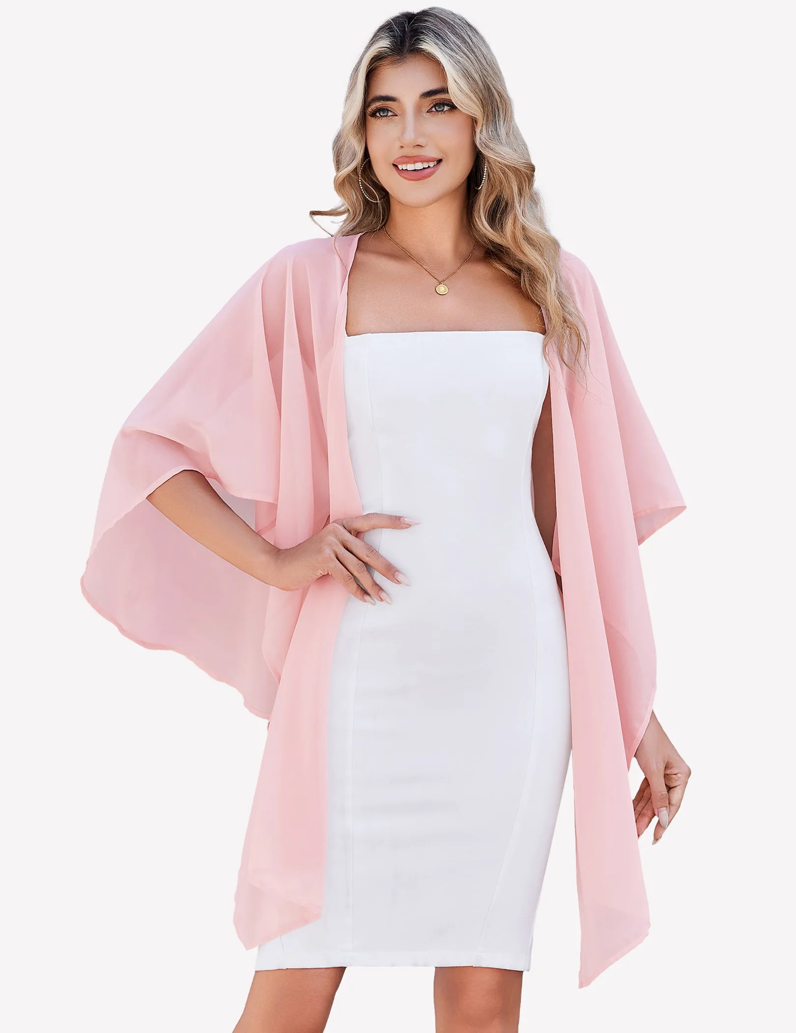 Sheer Chiffon Shawl Wrap ¨C Elegant Scarf Cover Up sold by Avid Love