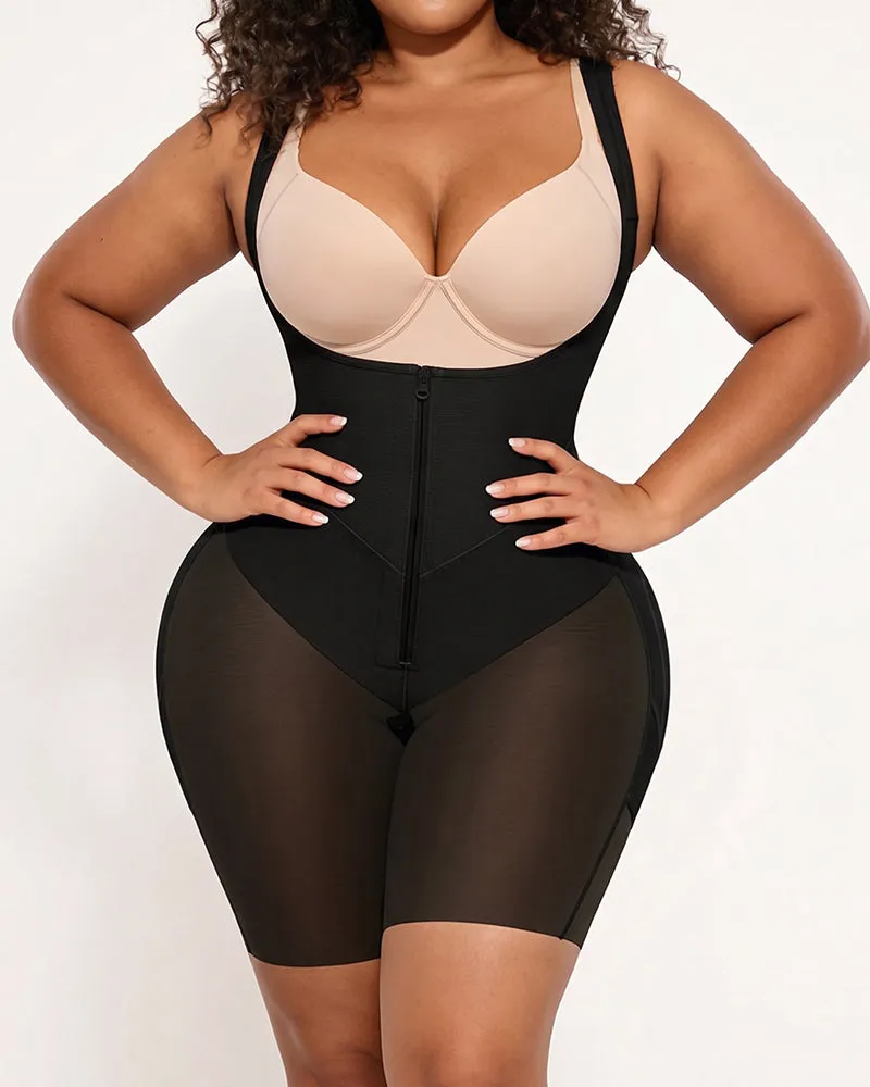 Front Zipper Shapewear Bodysuit - Tummy Control Butt Lift Body Shaper sold by Avid Love product image thumbnail 3