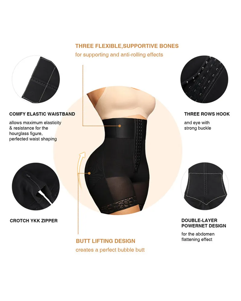 High Waisted Butt Lifting Shapewear Shorts - Tummy Control Waist Trainer sold by Avid Love product image thumbnail 5