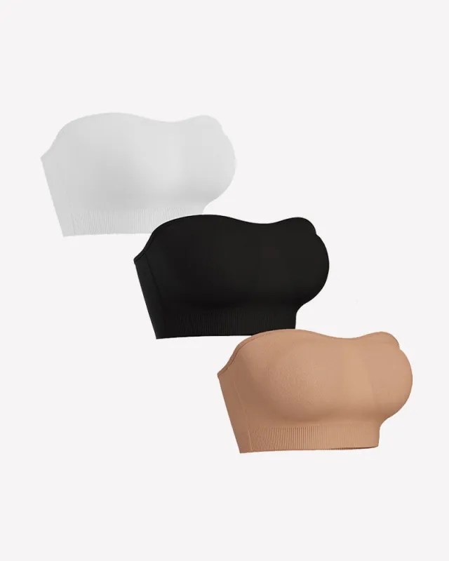 Strapless Bandeau Bra with Removable Pads made by Avid Love