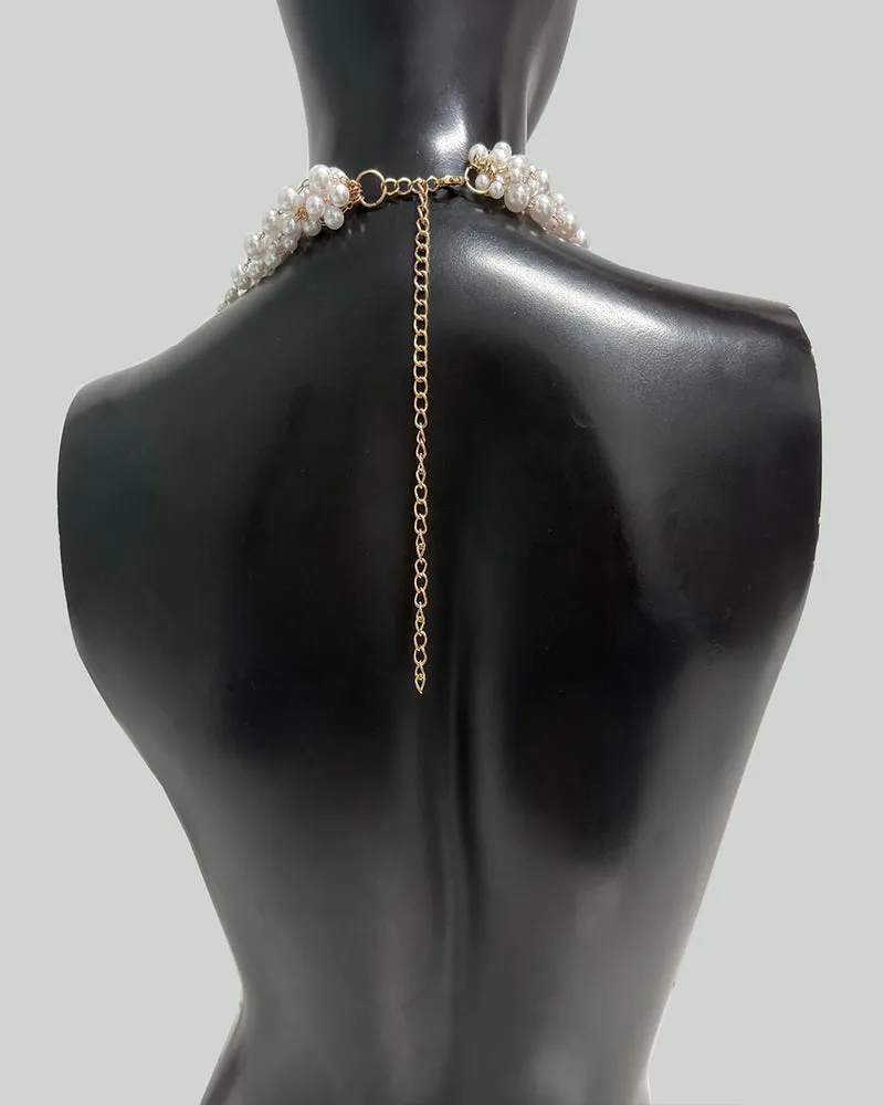 Pearl Body Chain - Sexy Beach Chest Harness Jewelry sold by Avid Love product image thumbnail 3