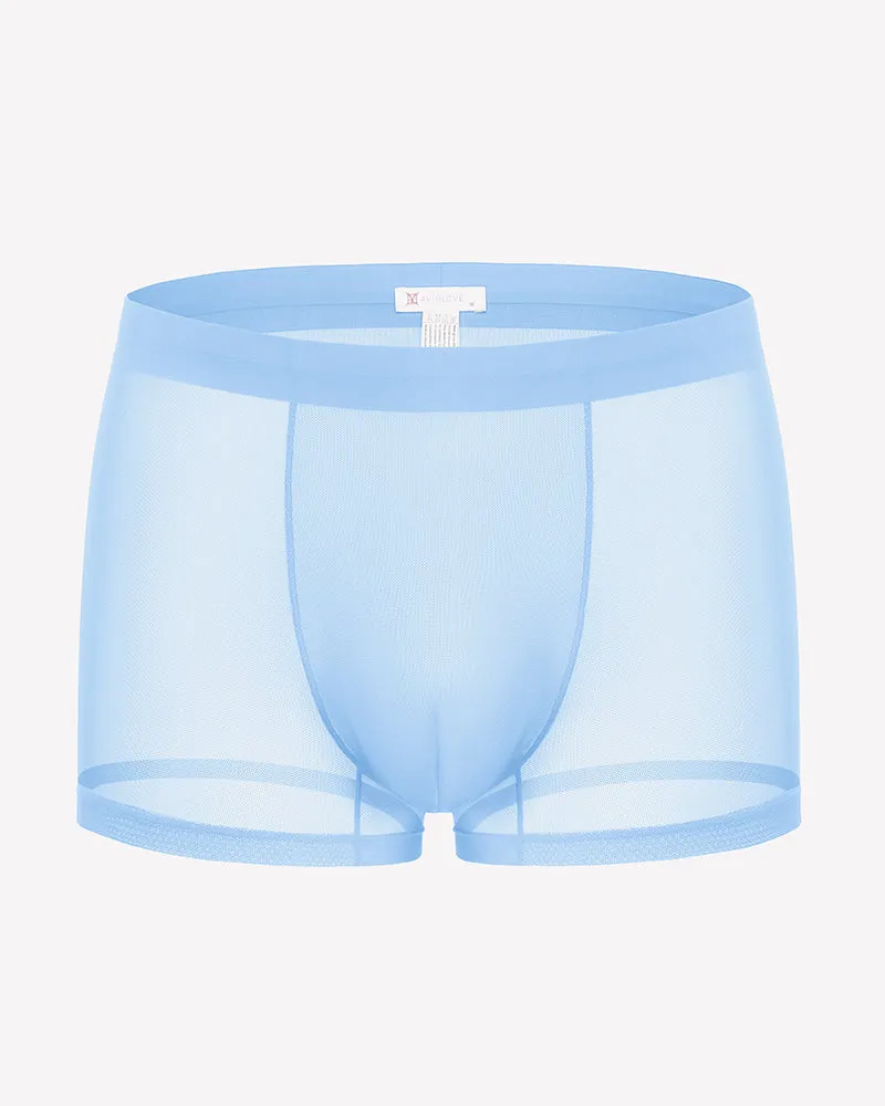 Men's Mesh Boxer Briefs Breathable Stretch Trunk Sexy Lingerie Underwear sold by Avid Love product image thumbnail 5
