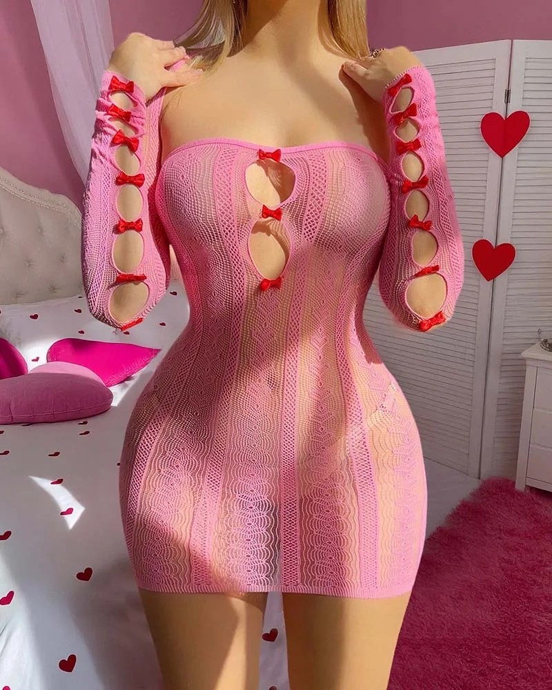 Lace Trim Spaghetti Strap Chemise One Size sold by Avid Love product image thumbnail 5