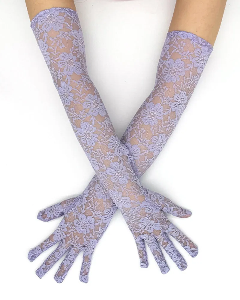 Lace Long Gloves Elbow Length sold by Avid Love product image thumbnail 5