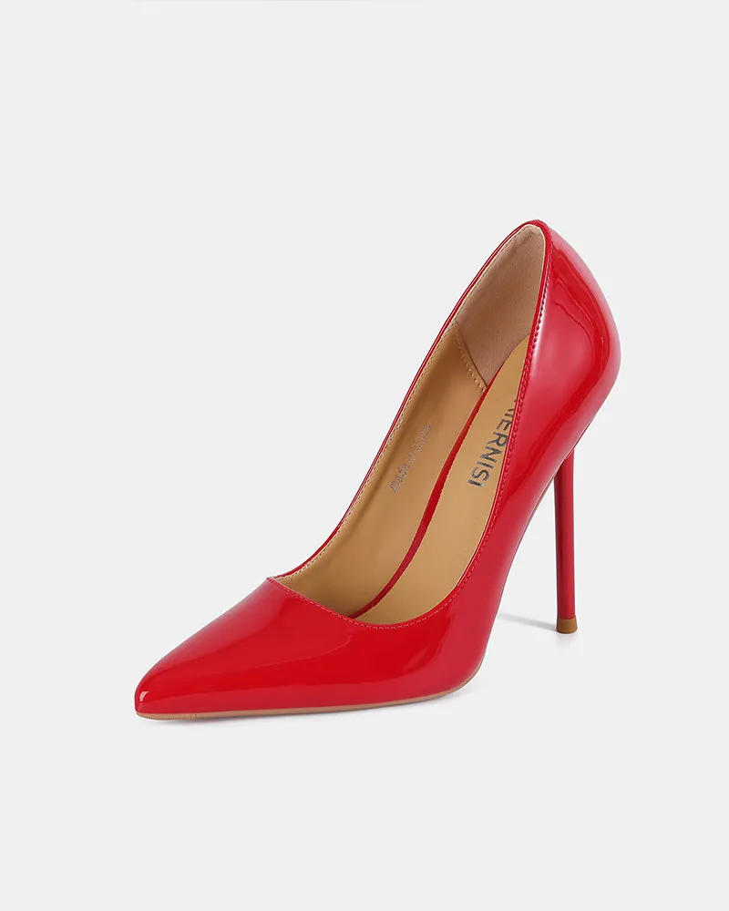 Patent Leather Pointed Toe Stiletto Pump sold by Avid Love product image thumbnail 3