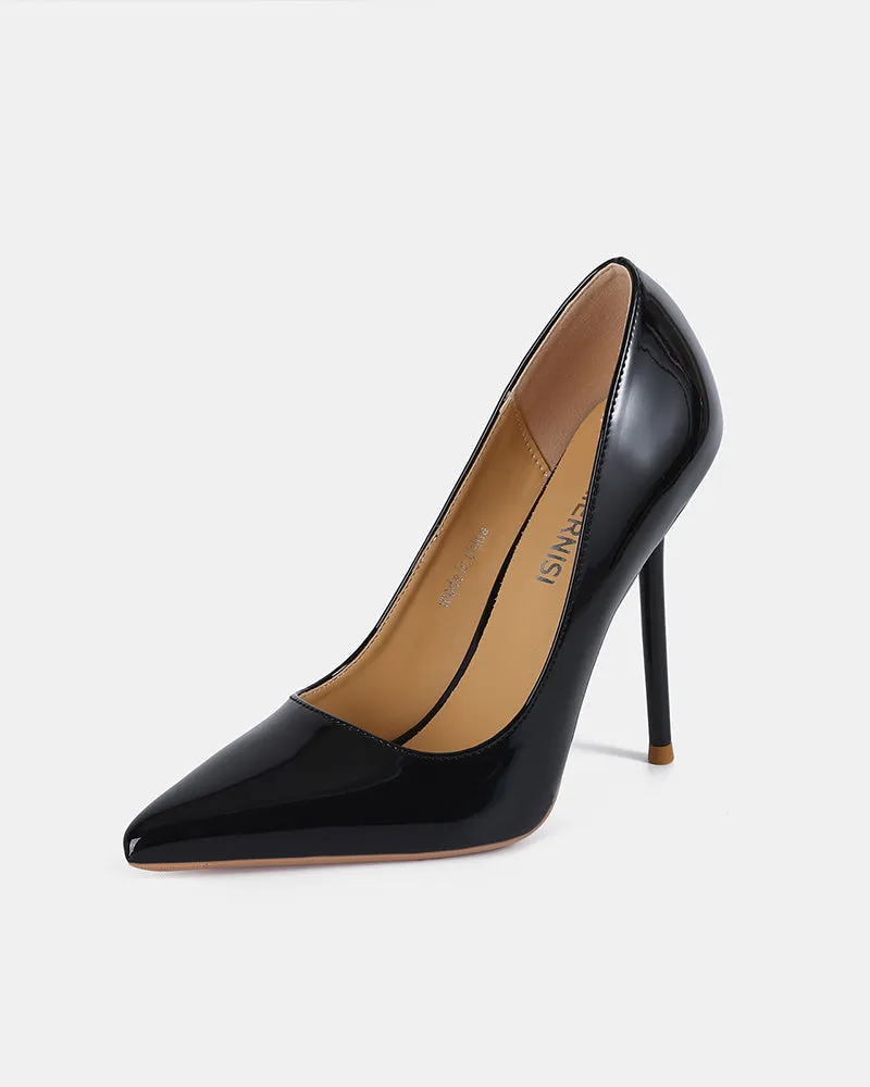 Patent Leather Pointed Toe Stiletto Pump sold by Avid Love product image thumbnail 2