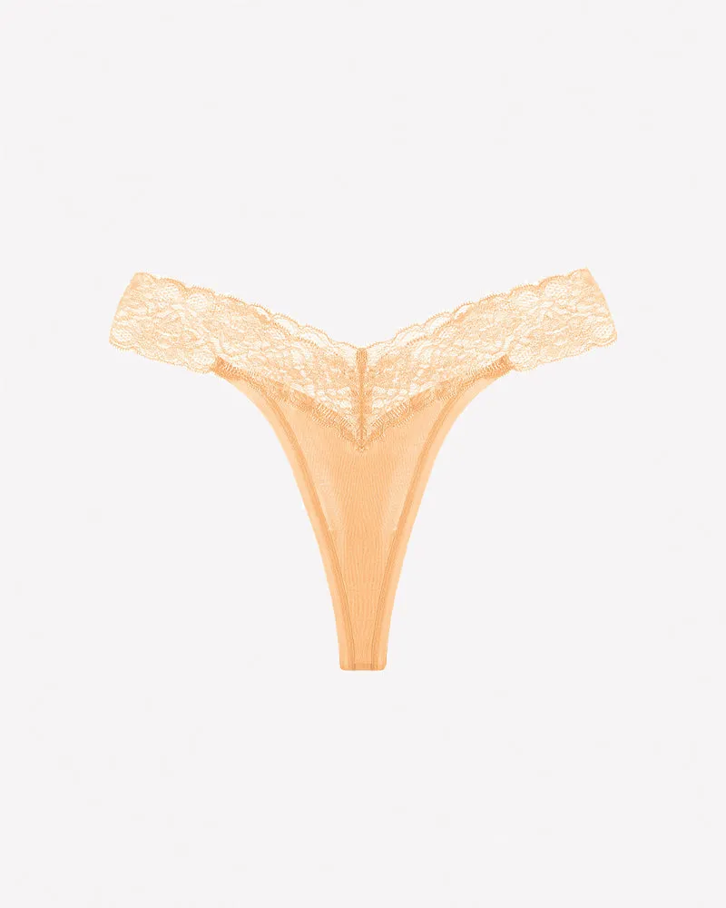 Low Rise V-Shape Floral Lace Underwear-Lace Thong Panties sold by Avid Love product image thumbnail 5