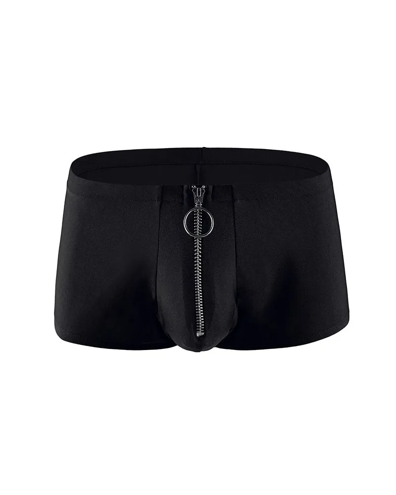 Men's Zip-Front Open Crotch Boxer Shorts sold by Avid Love