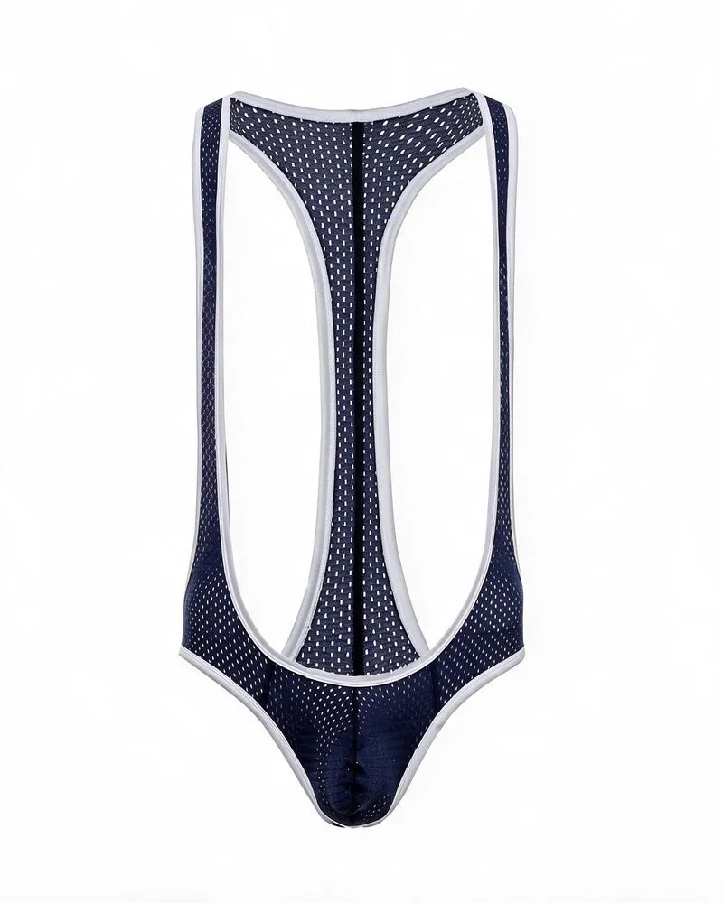 Men's Mesh Racerback Thong Bodysuit sold by Avid Love product image thumbnail 5