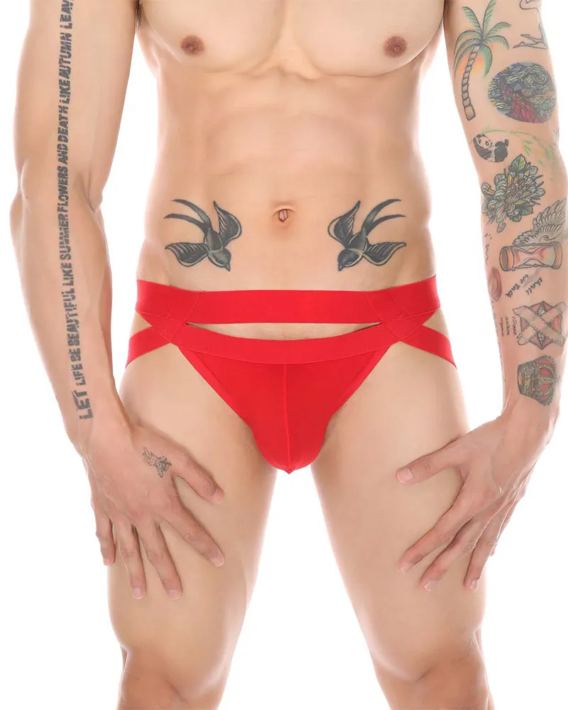 Men's O-Ring Cutout Double Band Briefs sold by Avid Love product image thumbnail 5