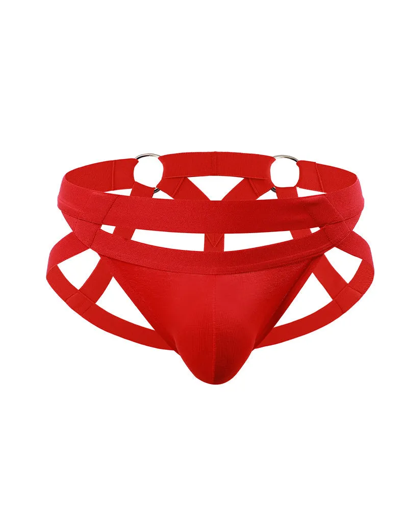 Men's O-Ring Cutout Double Band Briefs sold by Avid Love product image thumbnail 4
