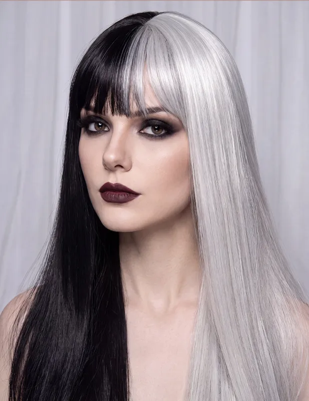 Extra Long Straight Sleek Bangs Wig made by Avid Love